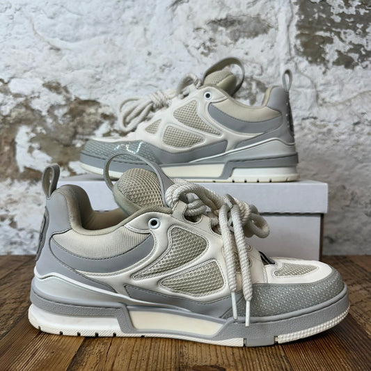 Louis Vuitton Gray White Skate Sneaker Sz 10.5 (9LV)