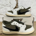 Air Jordan 1 Low Travis Scott Medium Olive Sz 9C DS
