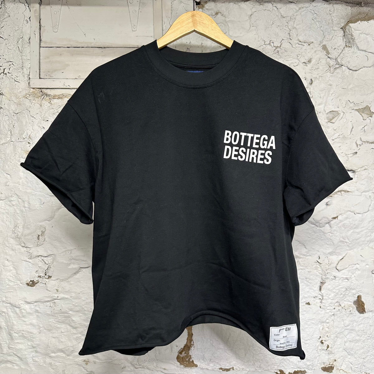 Bottega Desires Fuck Em Black T-Shirt Sz M