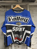Vale Motorcross L/s Black Blue Sz S
