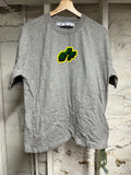 Off-White Grey Felt Logo T-Shirt Sz M