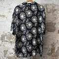 Gucci White Star Silk Black Button Up Shirt Sz XL (52)