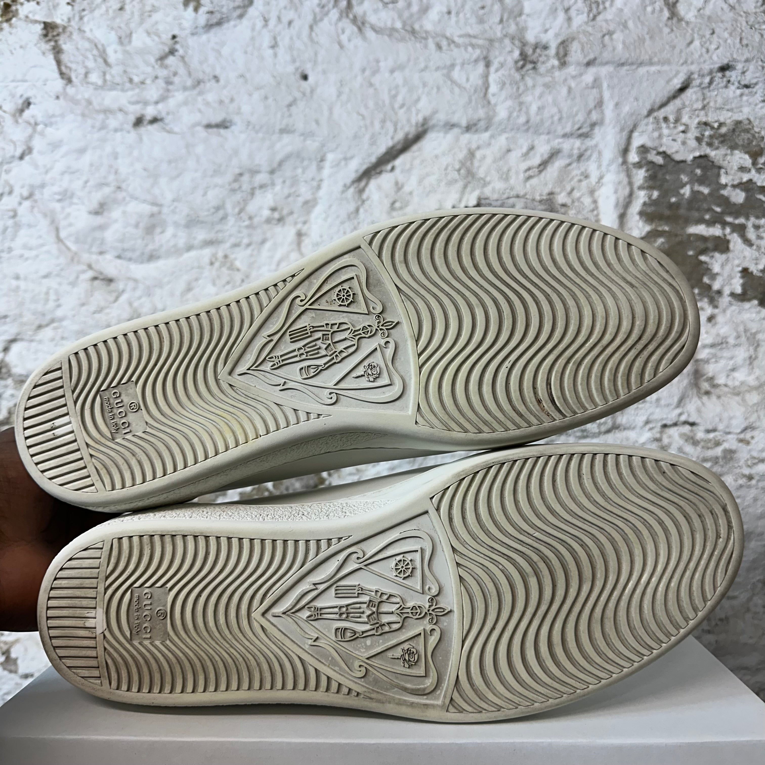 Gucci Ace Interlocking G White Low Sneaker Sz 13 – The Gallery Online