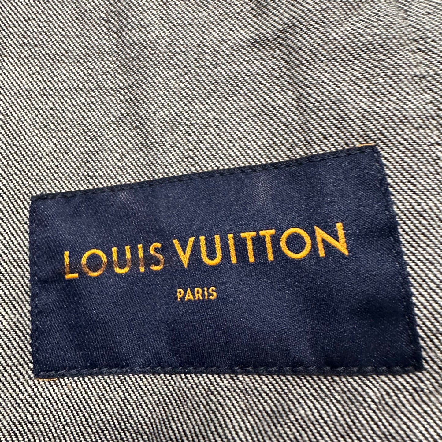 Louis Vuitton Karakoram Blue Denim Jacket Sz XL (52) DS