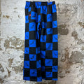 Matty Boy Anti Promo 99 Eyes Blue Checker Sweatpants Sz L DS