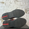 Prada Americas Cup High Red Patent Black Sz 8