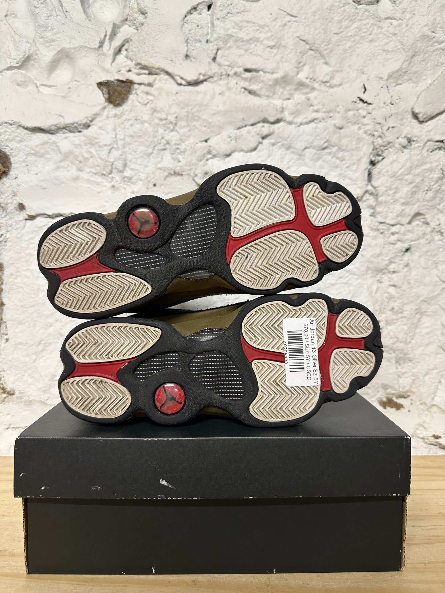 Air Jordan 13 Olive Sz 5Y