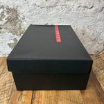 Prada Americas Cup Red Patent Black Sz 10