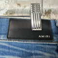 Amiri MX1 Sky Blue Cream Blue Denim Jeans Sz 29