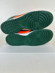 Nike Dunk Low Miami Hurricanes Sz 13