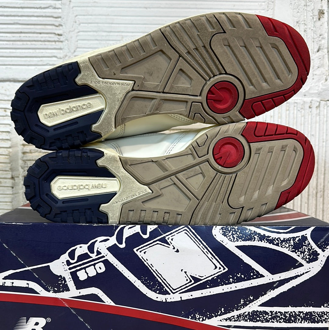 New Balance 550 Aime Leon Dore White Navy Red Sz 11