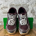 Bottega Veneta Burgundy Silver Orbit Sneaker Sz 7 (40)