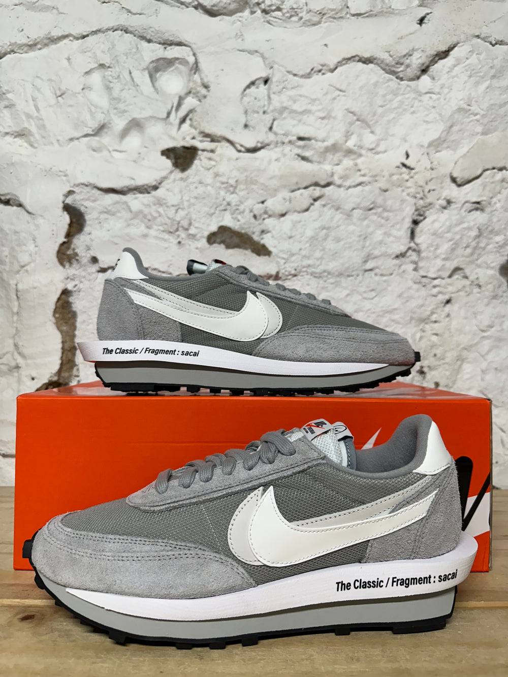 Nike LD Waffle Sacai Fragment Smoke Grey Sz 10.5 DS