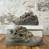 Lanvin Curb Multicolor Lace Gray Sneaker Sz 7 (40) No Box