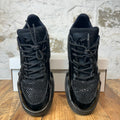 Giuseppe Zanotti Talon Tonal Black Patent Sneaker Sz 7 (40)