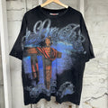 Vale Forever Lives In Glory Blessed By Faith Black T-Shirt Sz L