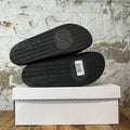 Gucci Blue Red Strap Black Rubber Slide Sz 9