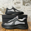 Prada Americas Cup Nero Rubber Sneaker Sz 11 (44) DS