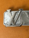 Louis Vuitton Silver Belt Sz 100/40 W/ Box