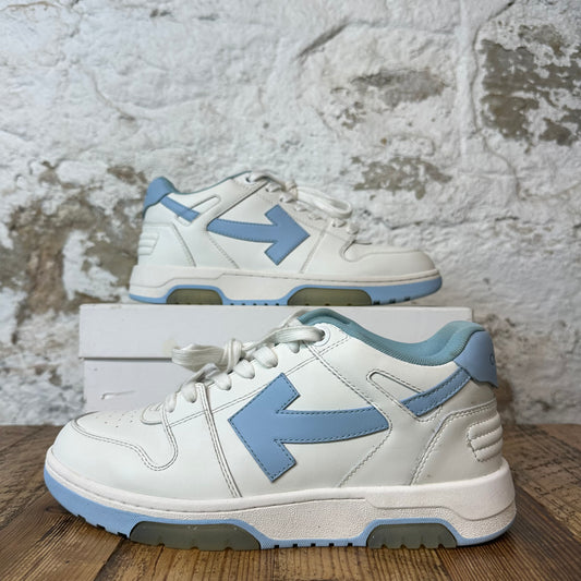 Off White Out Of Office Light Blue White Sneaker Sz 8 (41)