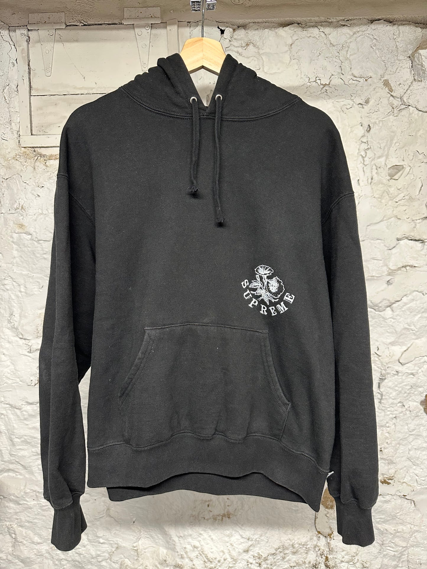 Supreme Wild Emroidered Black Hoodie Sz M