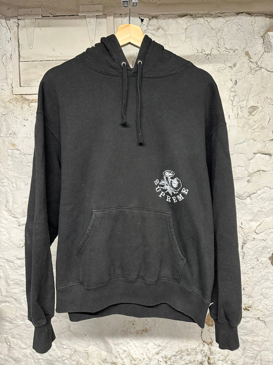 Supreme Wild Emroidered Black Hoodie Sz M