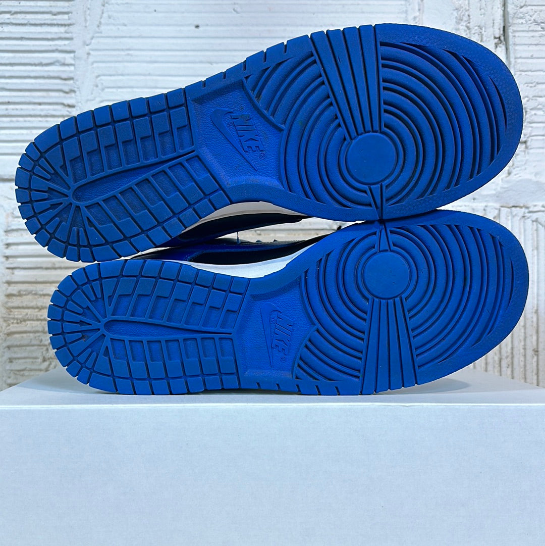 Nike Dunk Low Black Hyper Cobalt Sz 10