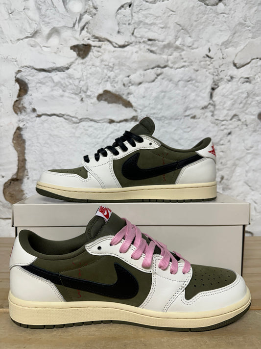 Air Jordan 1 Low Travis Scott Medium Olive Sz 9.5 DS