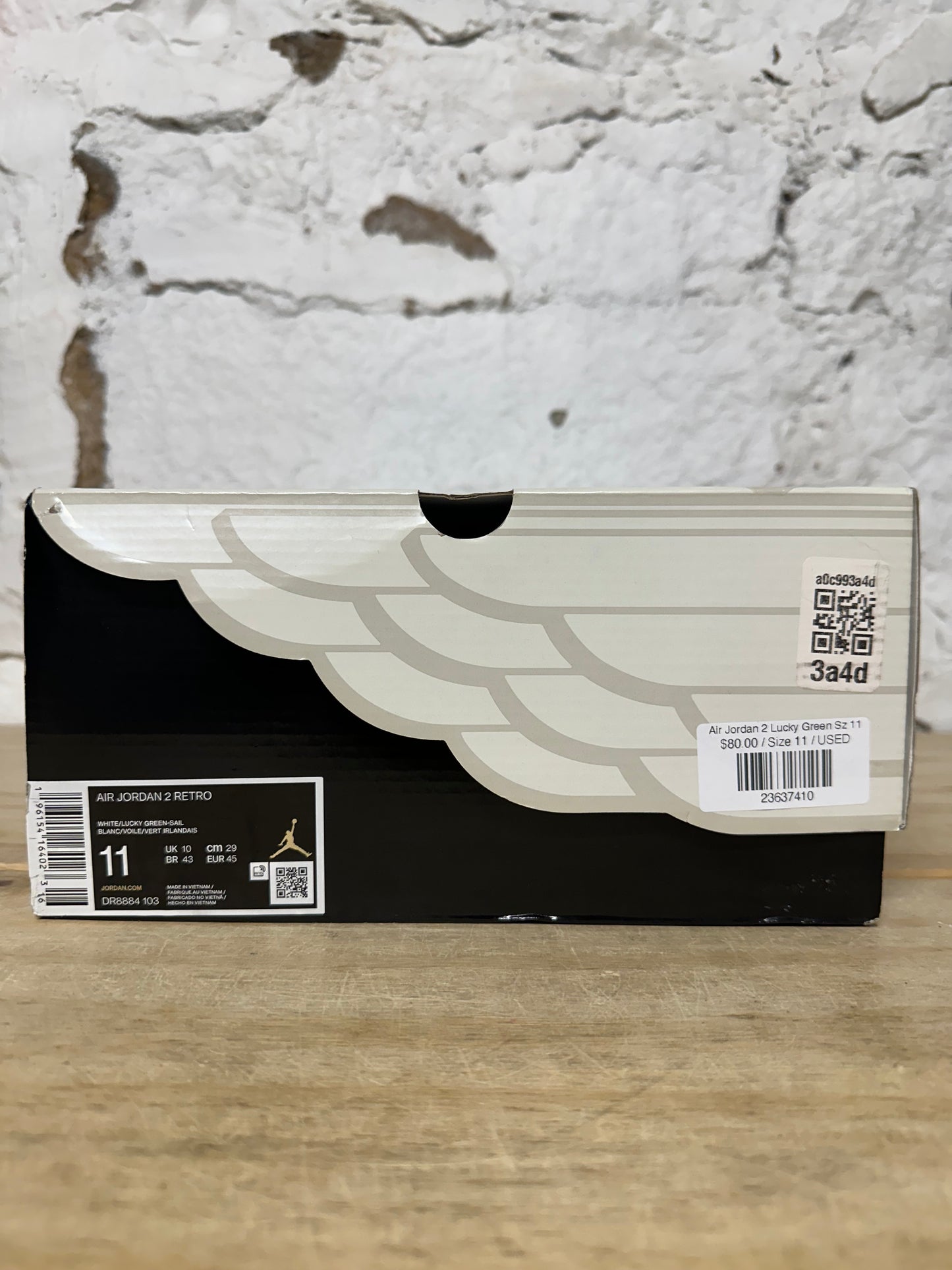Air Jordan 2 Lucky Green Sz 11