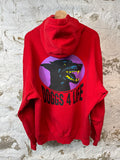 Supreme Dogs 4 Life Hoodie Red Sz XL