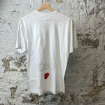 CDG Black Spell T-shirt White Sz L DS