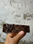 Louis Vuitton Brown Damier Belt Sz (100/40)