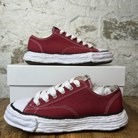 Maison Mihara Peterson 23 Bordeaux White Sneaker Sz 10 (43)
