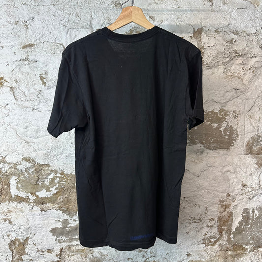 Chrome Hearts Blue Neck Spell Black T-Shirt Sz M