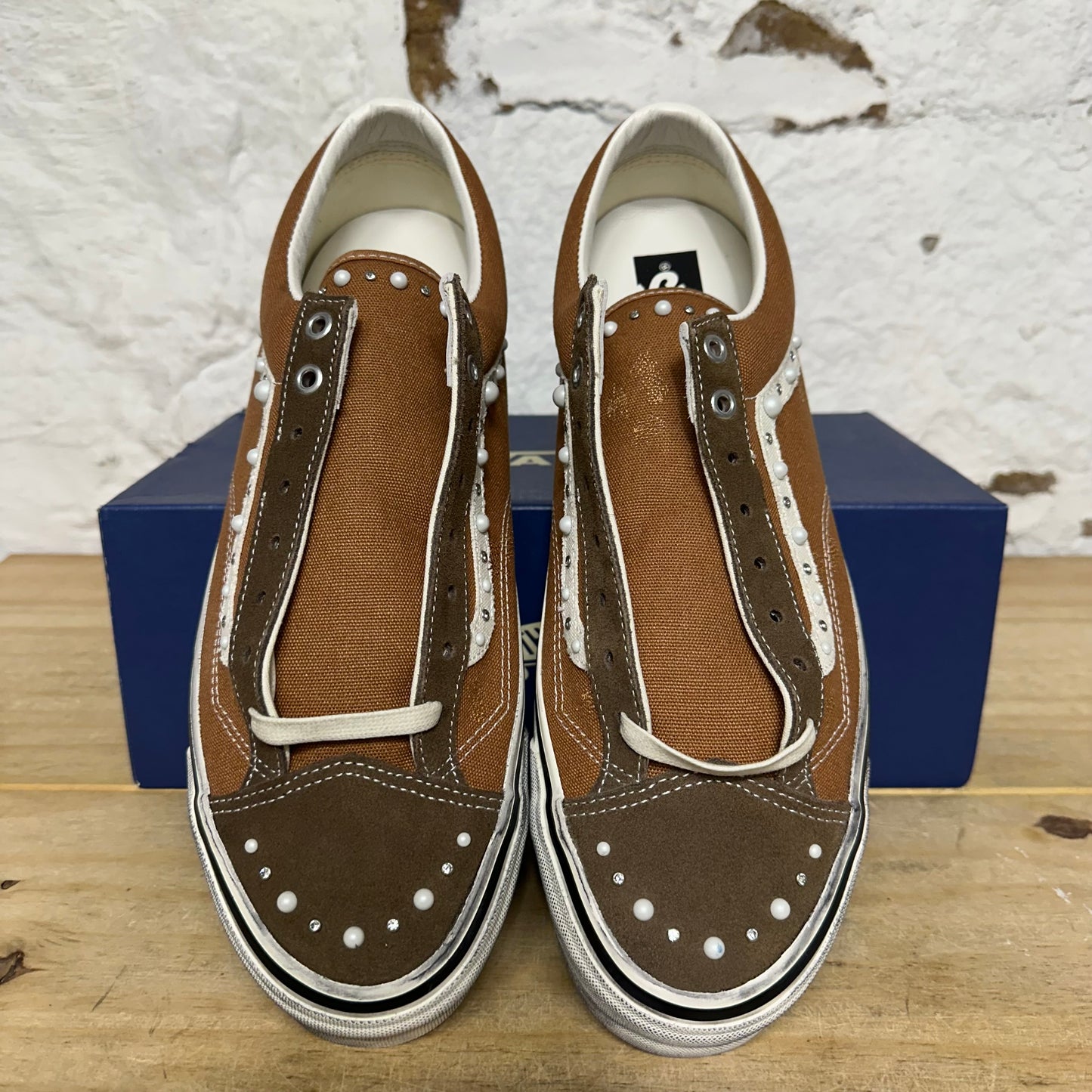 Vans LX Old Skool 36 Pearlized Vintage Pack Cocoa Brown Sz 13 DS