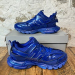 Balenciaga Track Runner Royal Blue Patent Sz 12 (45) DS