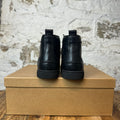 Christian Louboutin High Triple Black Leather Sneaker Sz 7 (40)