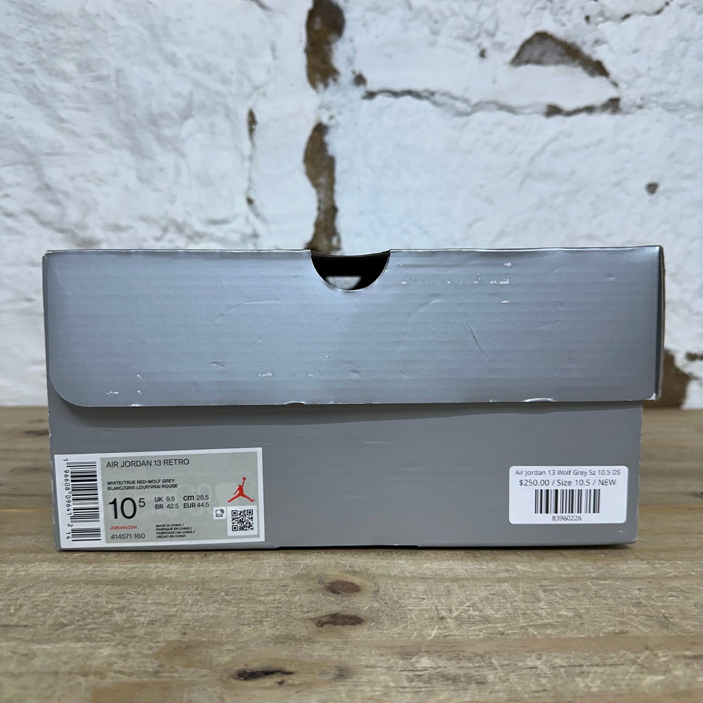 Air Jordan 13 Wolf Grey Sz 10.5 DS