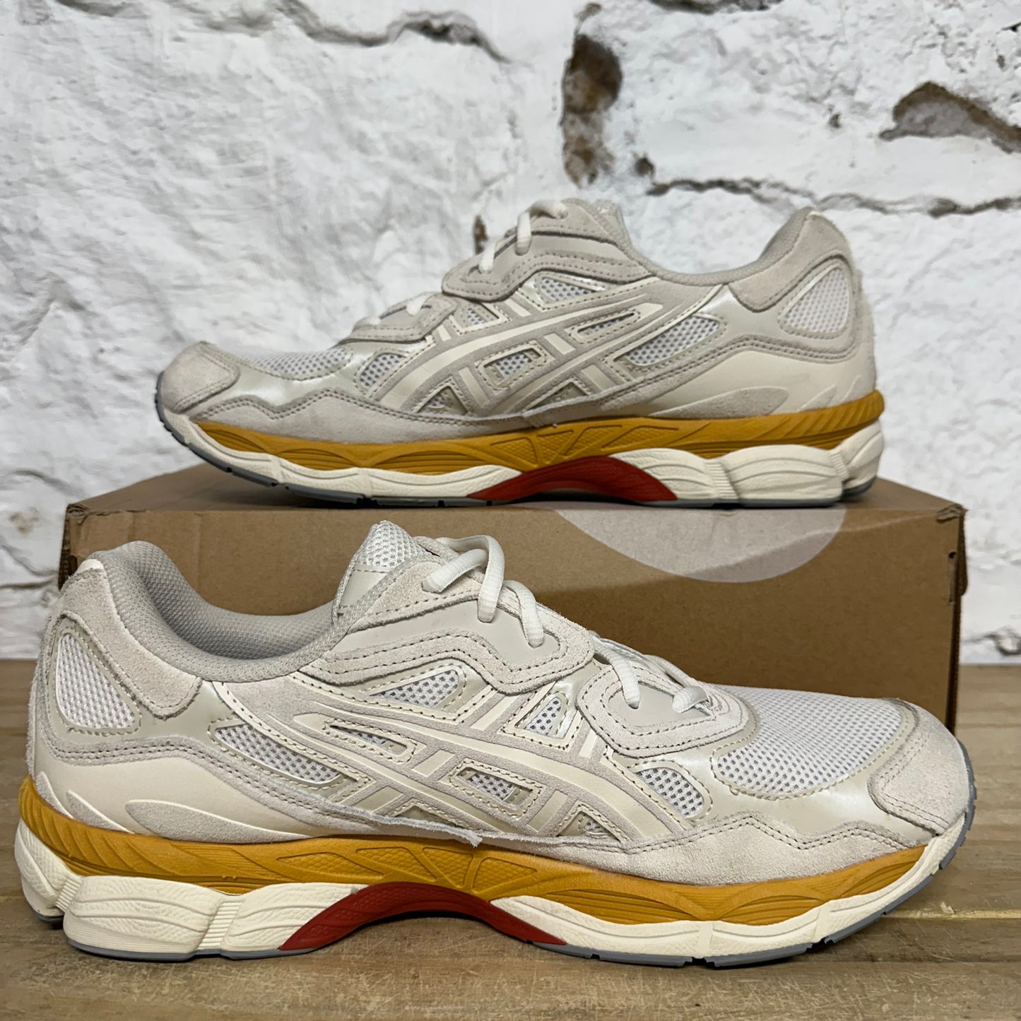 Asics Gel-NYC Cream Oatmeal Sz 12