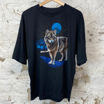 Palm Angels Wolf Moon T-shirt Black Sz S
