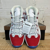 Reebok Question Mid Red Toe 25th Anniversary Sz 11 DS