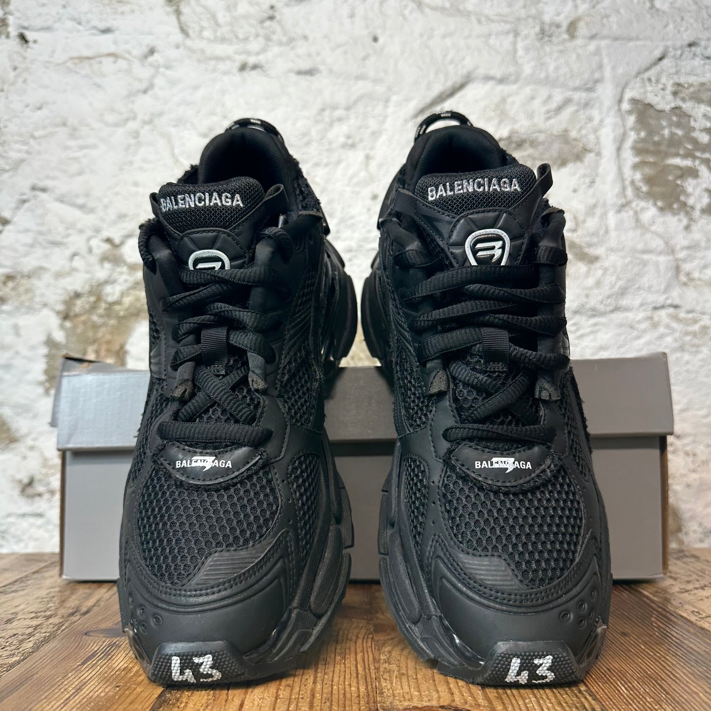 Balenciaga Runner Triple Black Sneaker Sz 10 (43)