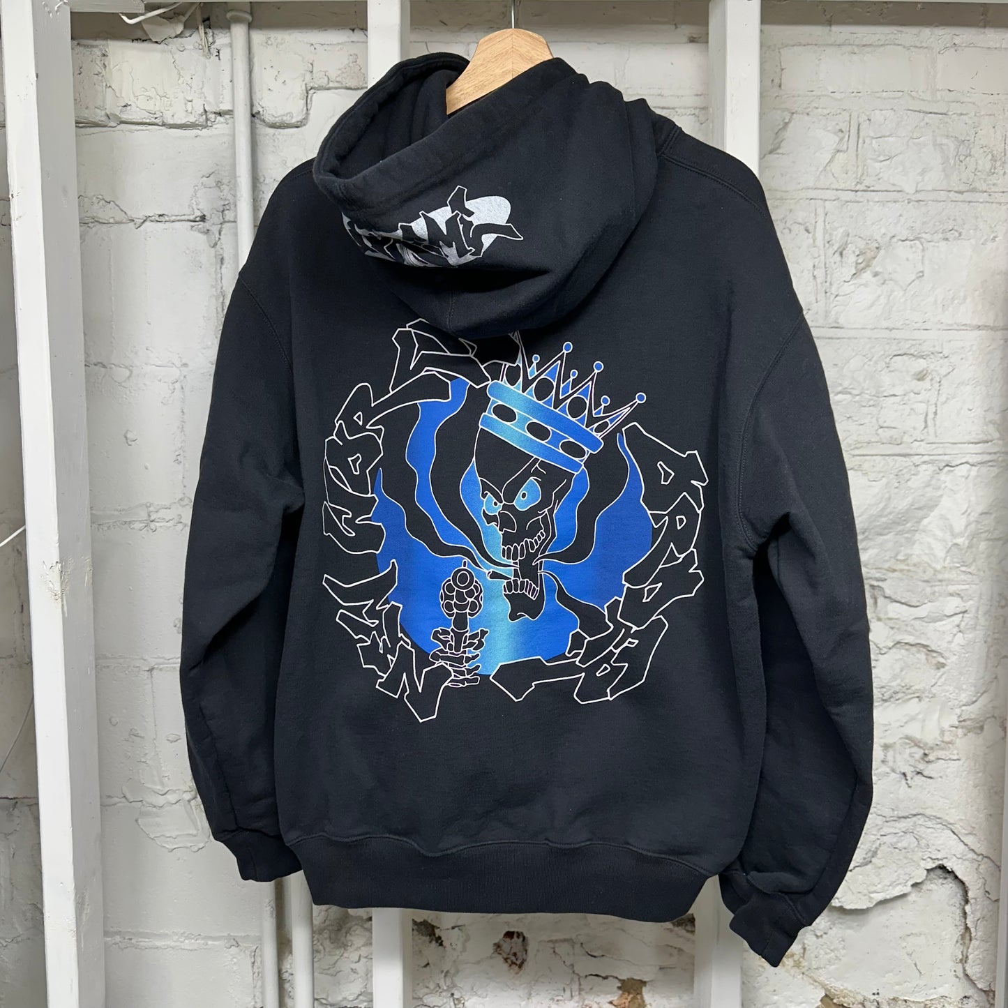 Supreme New World Order Black Hoodie Sz M
