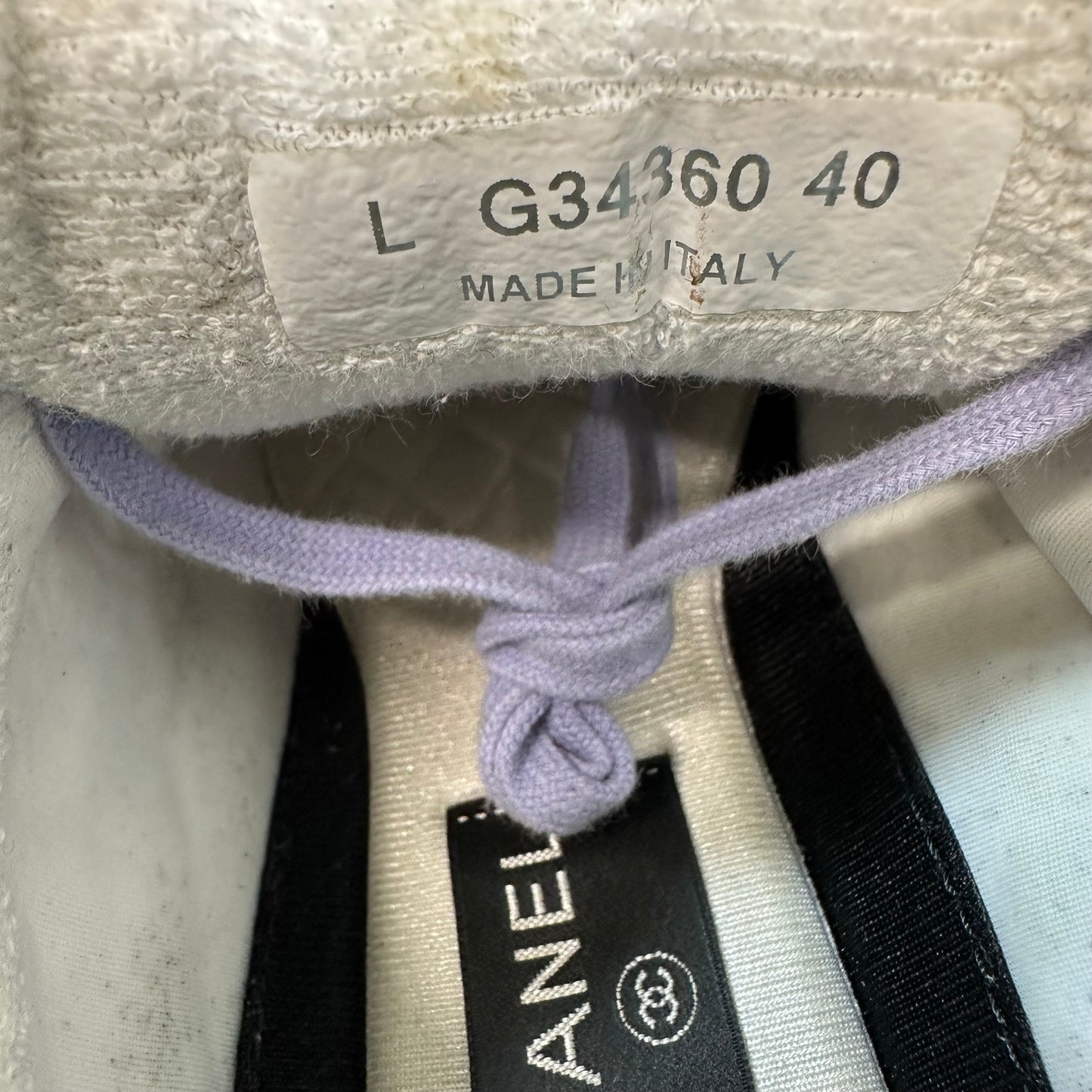 Chanel CC Multicolor Suede Trainer Sneaker Sz 7 (40)