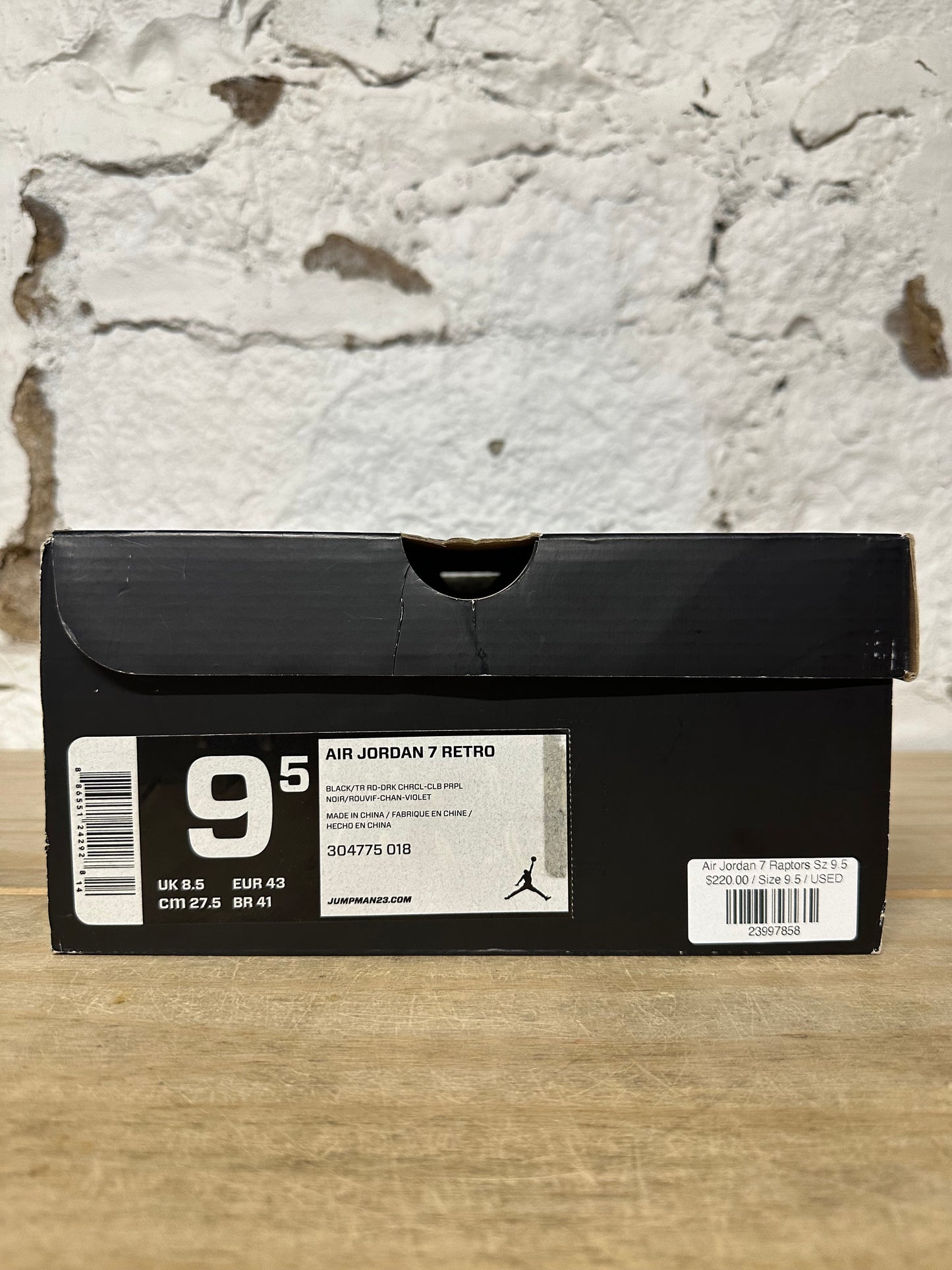 Air Jordan 7 Raptors Sz 9.5