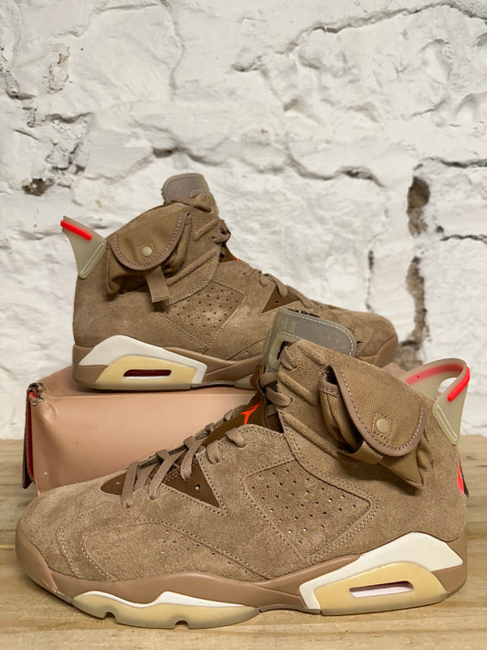 Air Jordan 6 Travis Scott British Khaki Sz 13