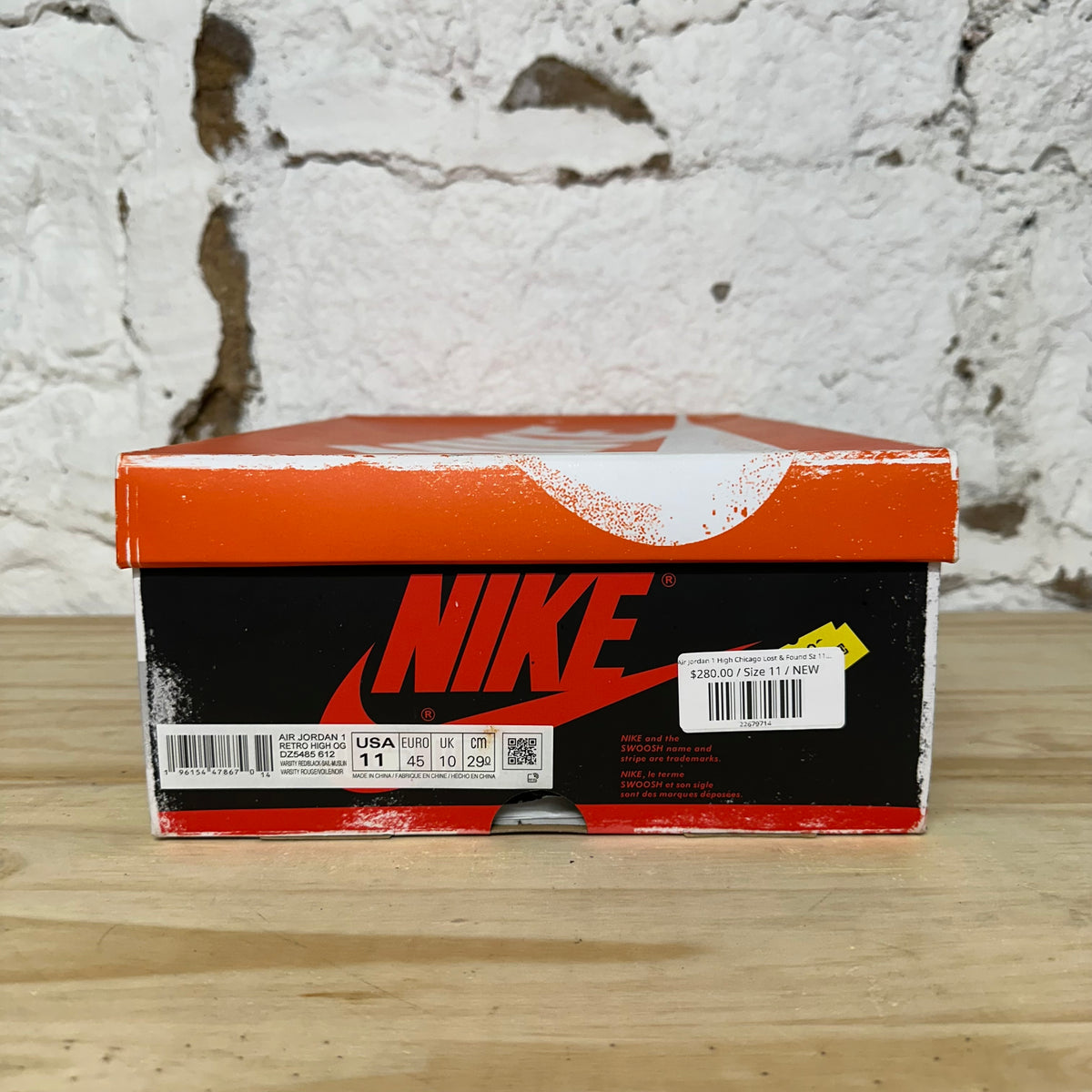 Air Jordan 1 High Chicago Lost and Found Sz 11 DS
