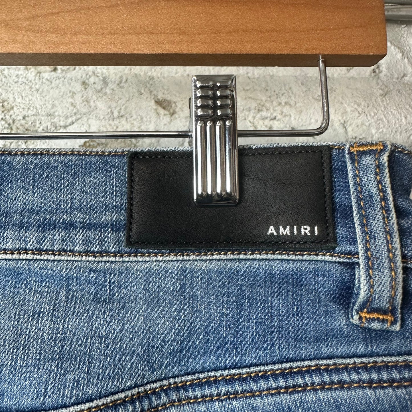 Amiri Plain Blue Denim Jeans Sz 30