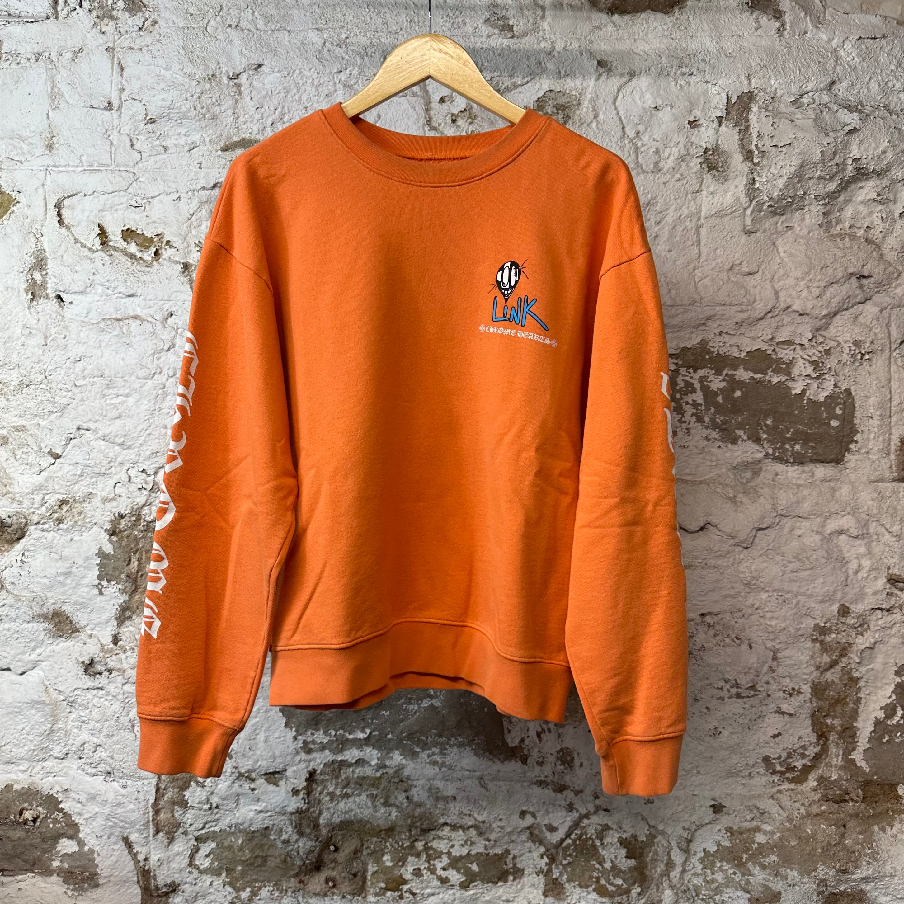 【Chrome Hearts】Matty Boy Link Crewneck Sweatshirt Chrome Hearts Mattyboy Link Sweatshirt - Feuille Luxury