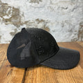 Gucci Black GG Monogram Embossed Hat Sz L